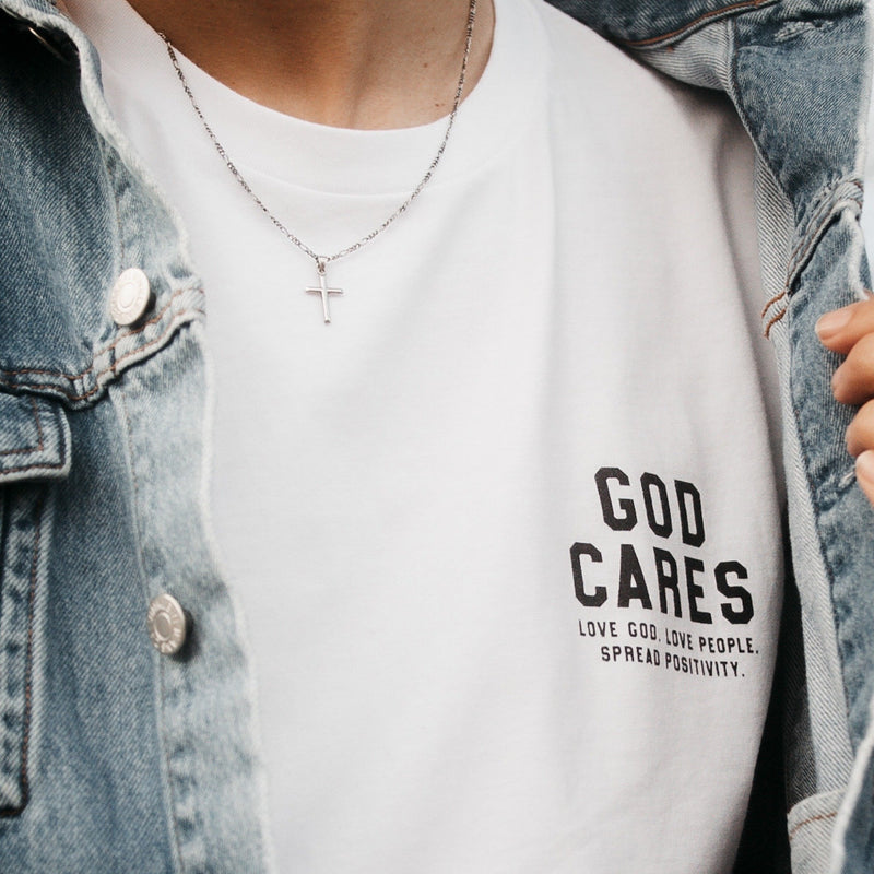 God Cares Badge T-Shirt