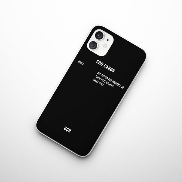 All Things Are Possible Black iPhone Case