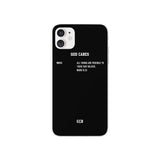 All Things Are Possible Black iPhone Case