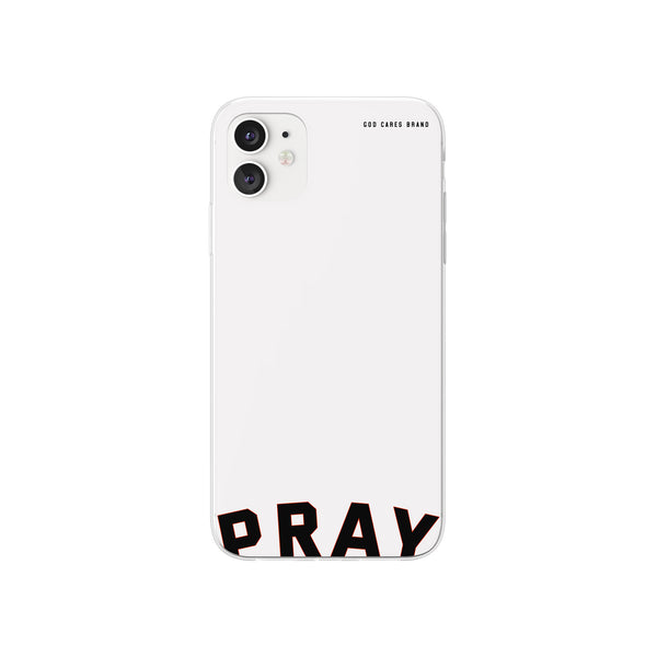 Pray iPhone Case White